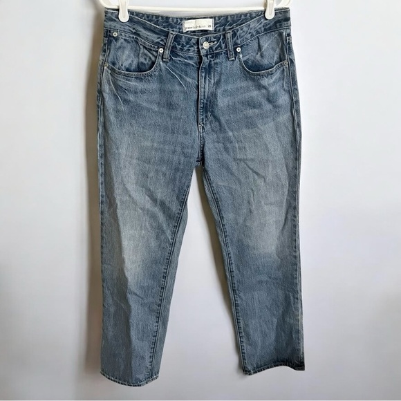 Anthropologie Paper Denim & Cloth Straight Leg Mom Jeans Size 29 - Picture 2 of 3